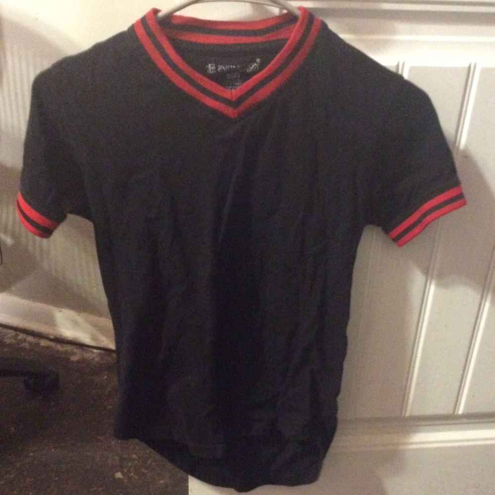 Black and Red Tee Shirt